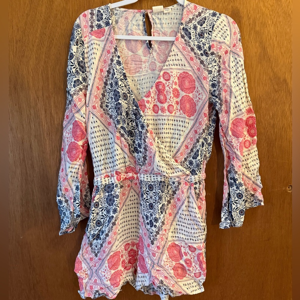 Roxy Multiprint Romper Women’s Size M